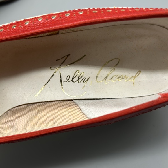 Vintage Pin Up Girl Heels Retro Flapper Heels - Picture 7 of 9